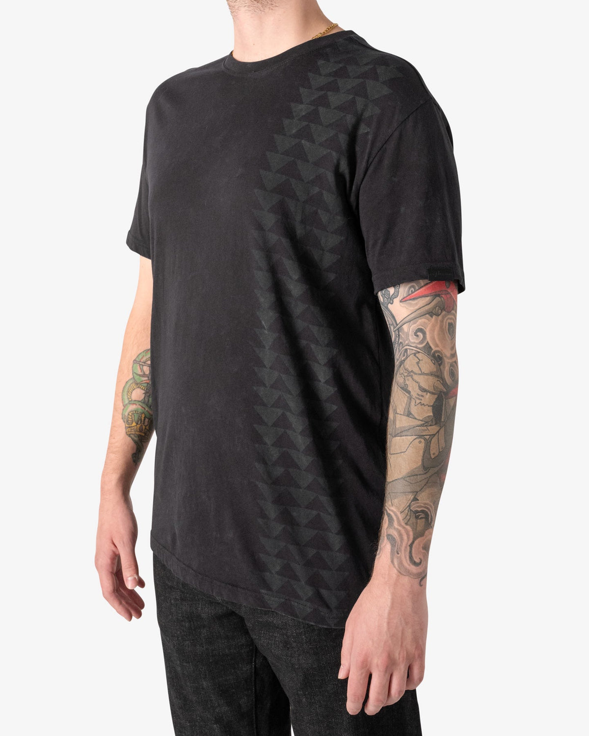Nakoa Tee - Black Wolf • Organic Cotton - X-SMALL - So iLL - So iLL