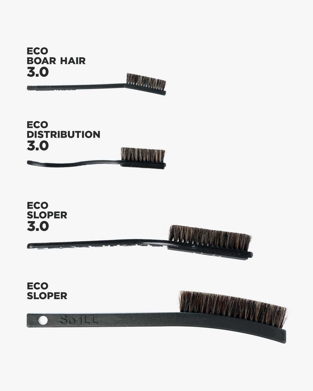 Eco Boar Hair Brush 3.0 - Single - So iLL - So iLL