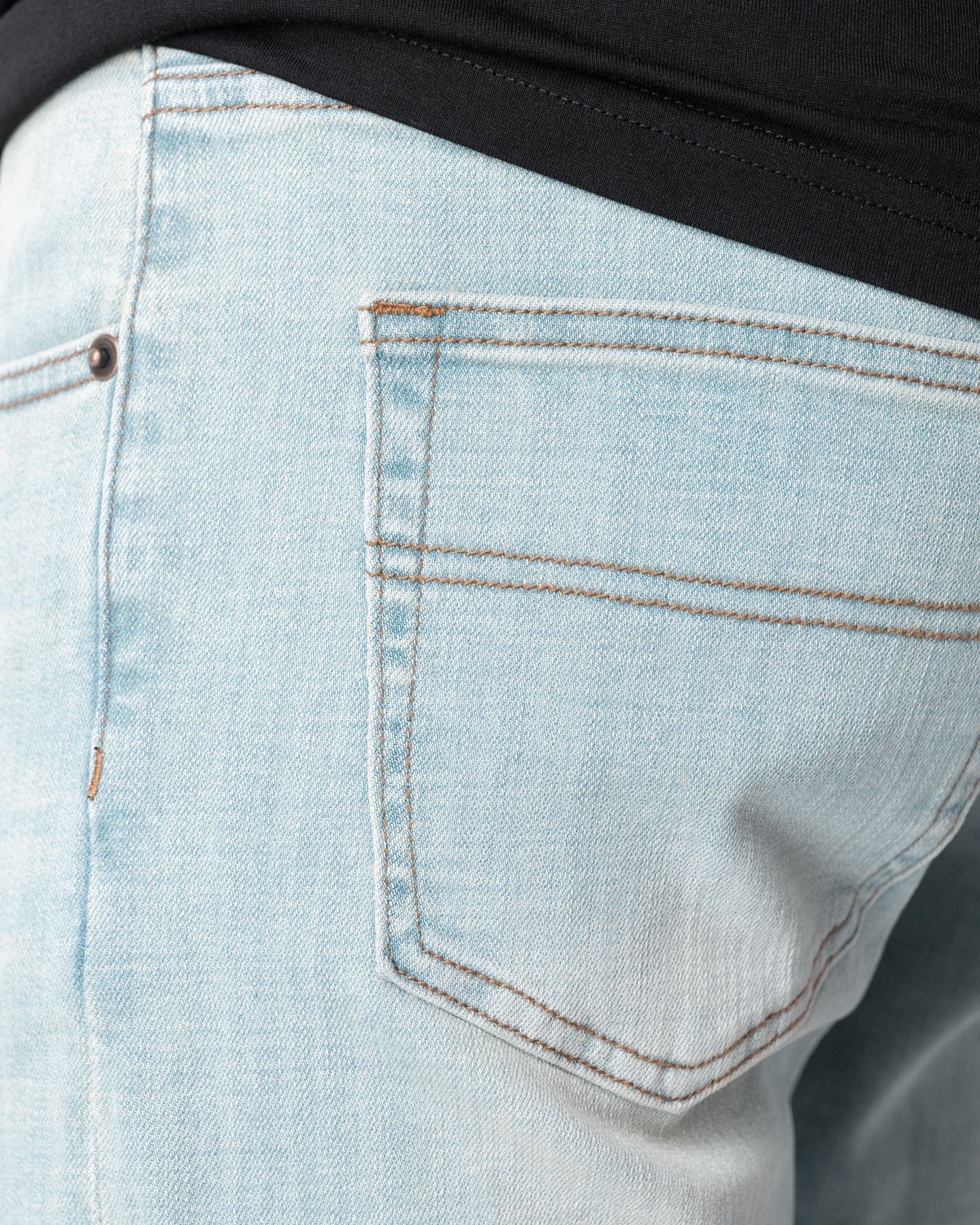 Built-In Flex Straight Light-Wash Jeans For Boys