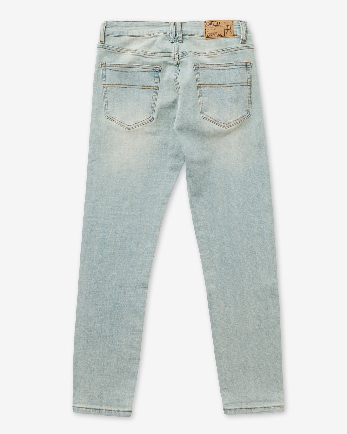 デニム・ジーパン [MATINKIM]pocket washed point denim pants in light blue MUSINSA | MATIN KIM POCKET WASHED POINT DENIM PANTS IN LIGHT