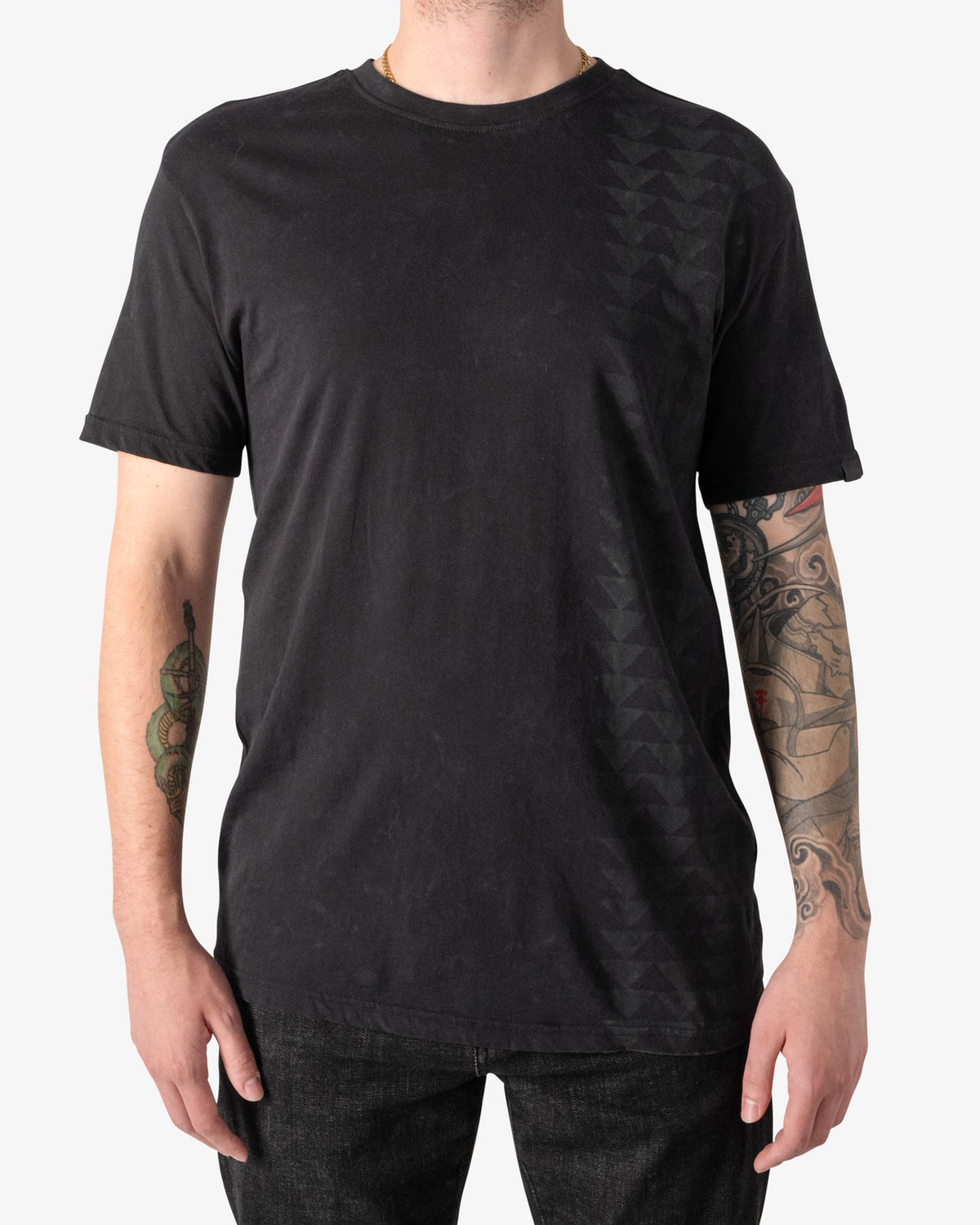 Nakoa Tee - Black Wolf - X-SMALL - 100% Organic Cotton • Optic Wash - So iLL - So iLL