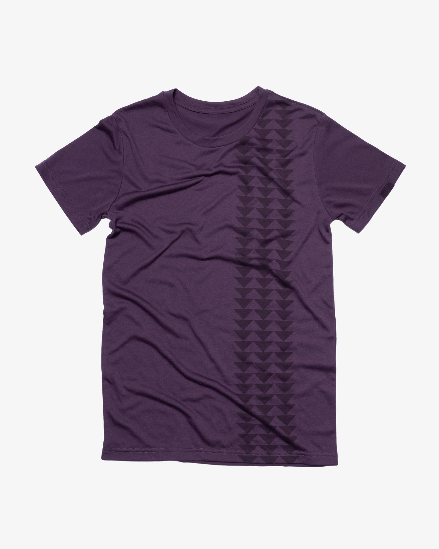 Flat lay of the Unity Purple Nakoa Tee from So iLL x On The Roam