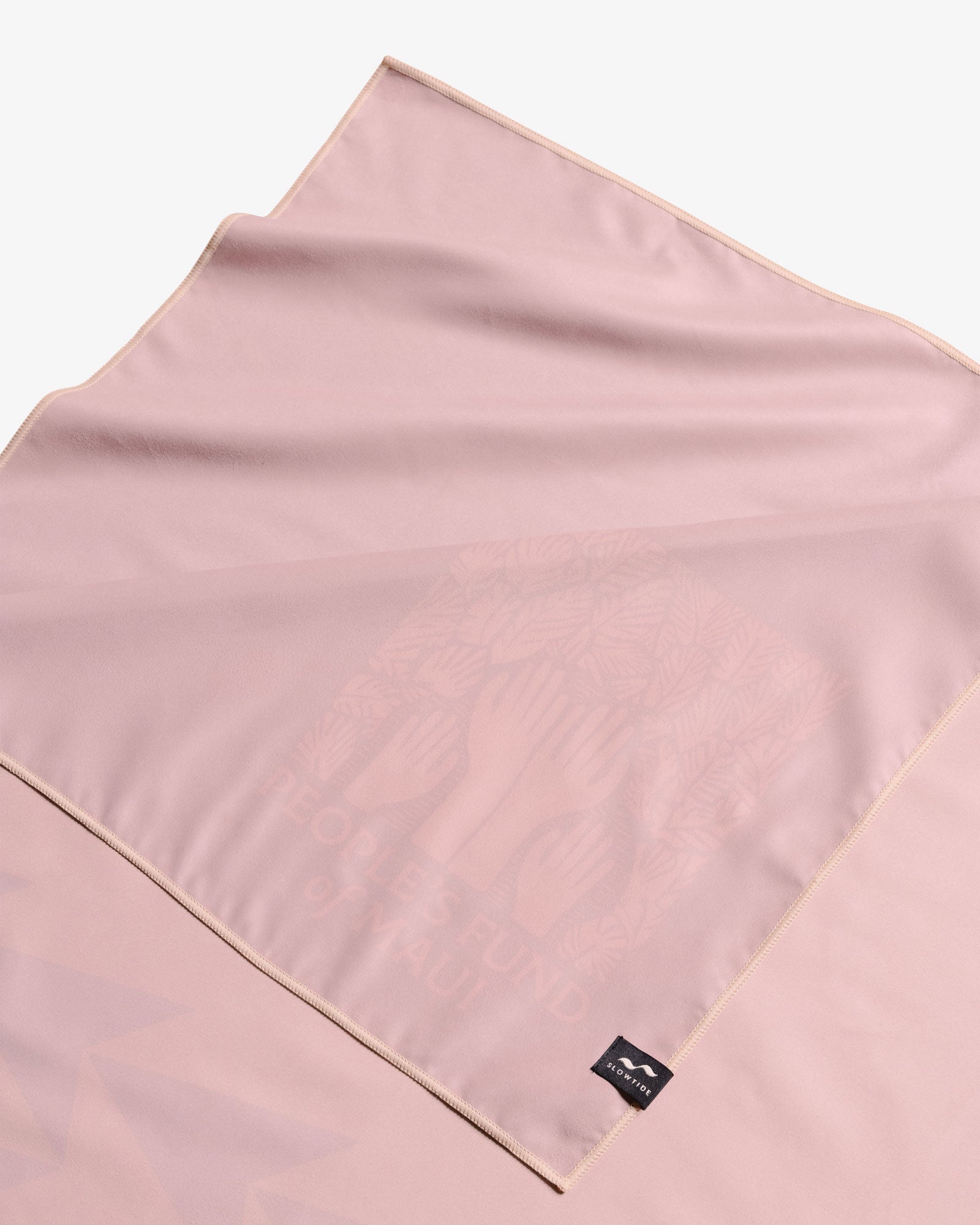 People's Fund of Maui Quick Dry Towel (Slowtide) - Pink / Pink - - So iLL - Slowtide