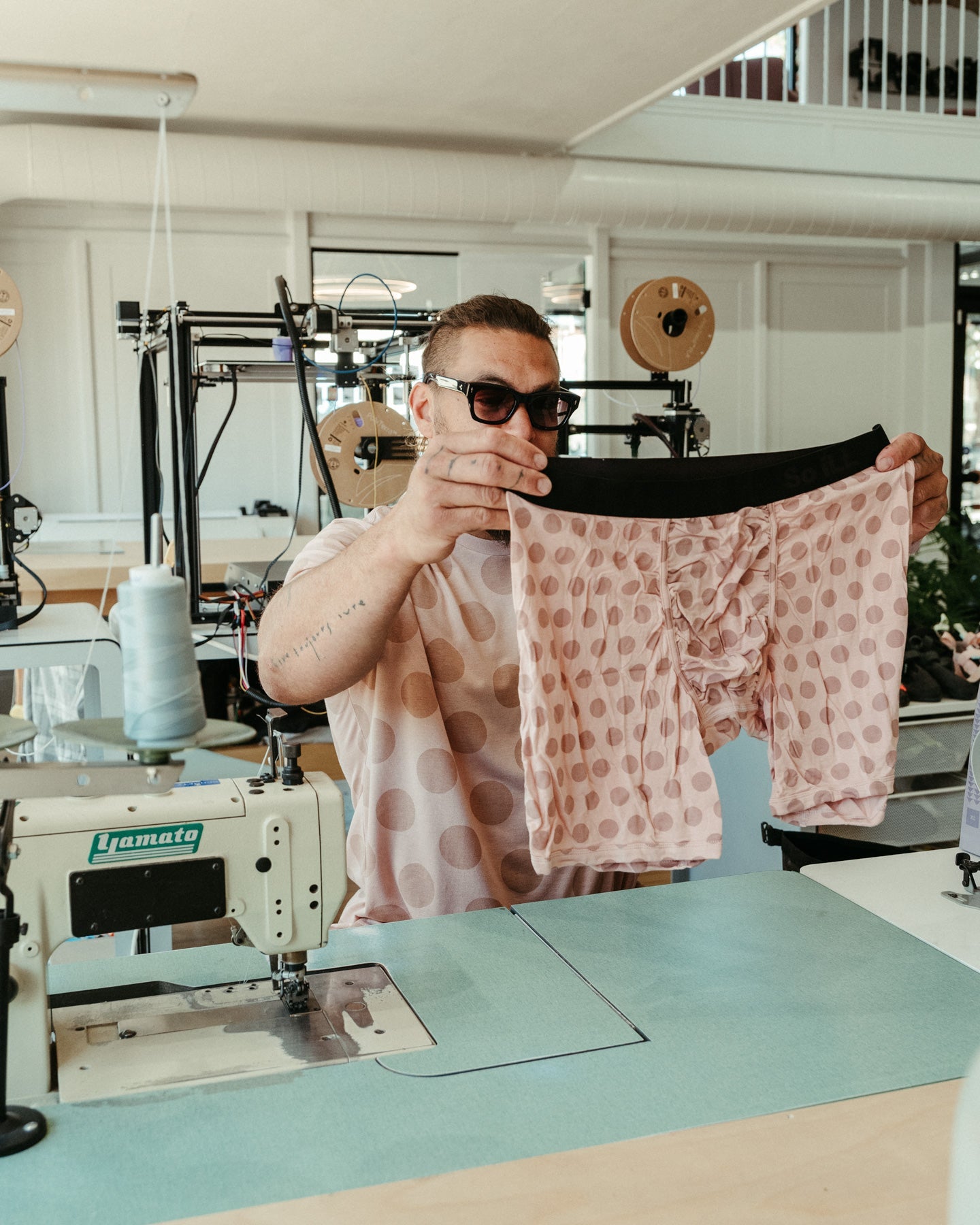 Polka Dot Boxer Briefs • Dirty Pink - On The Roam by Jason Momoa