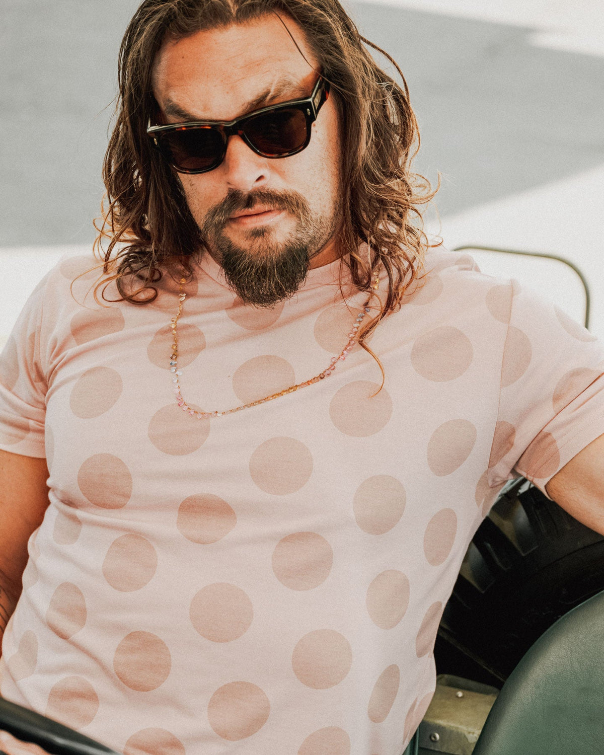 Polka Dot Tee - Dirty Pink - XS - So iLL - So iLL