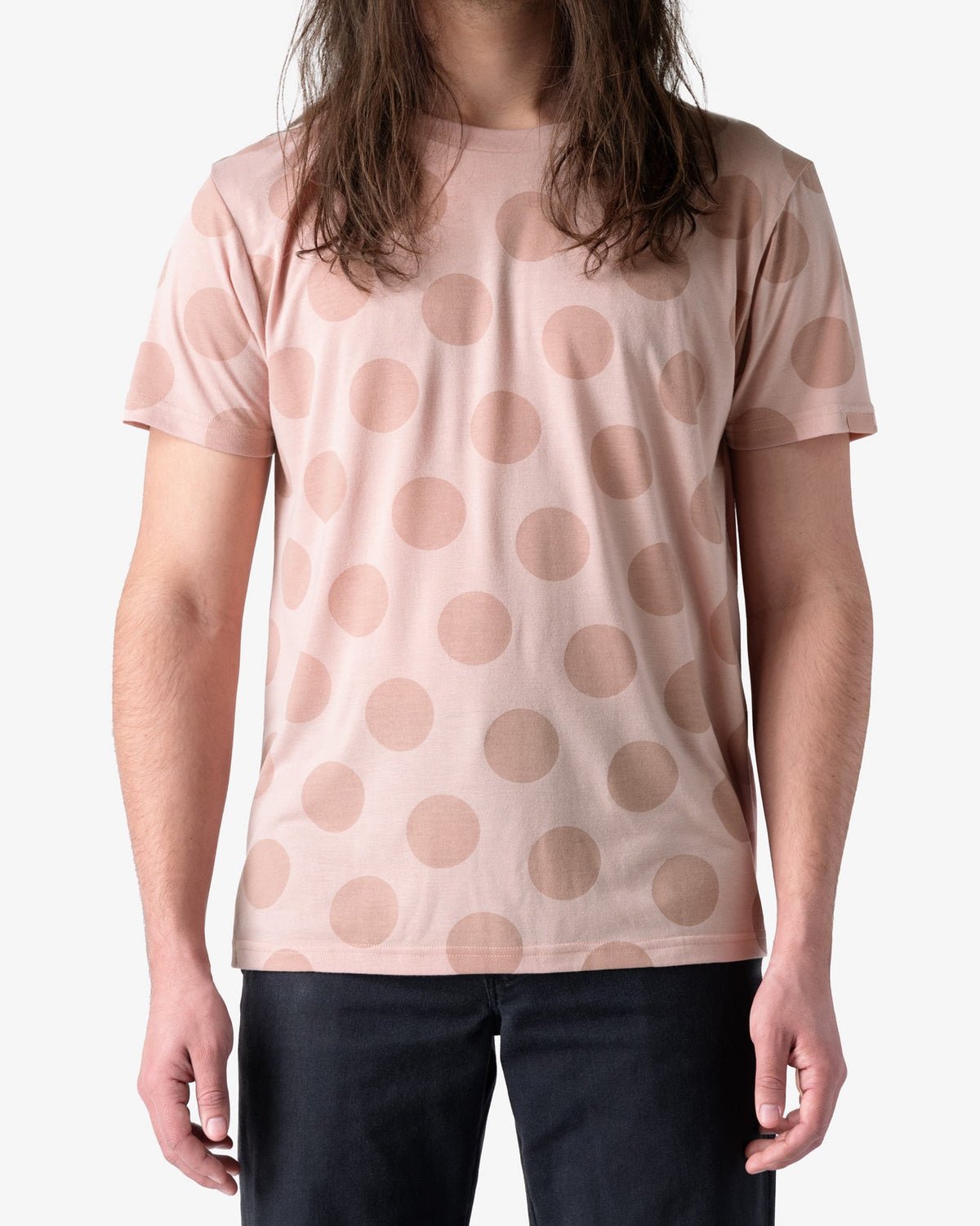 Polka Dot Tee - Dirty Pink - XS - So iLL - So iLL